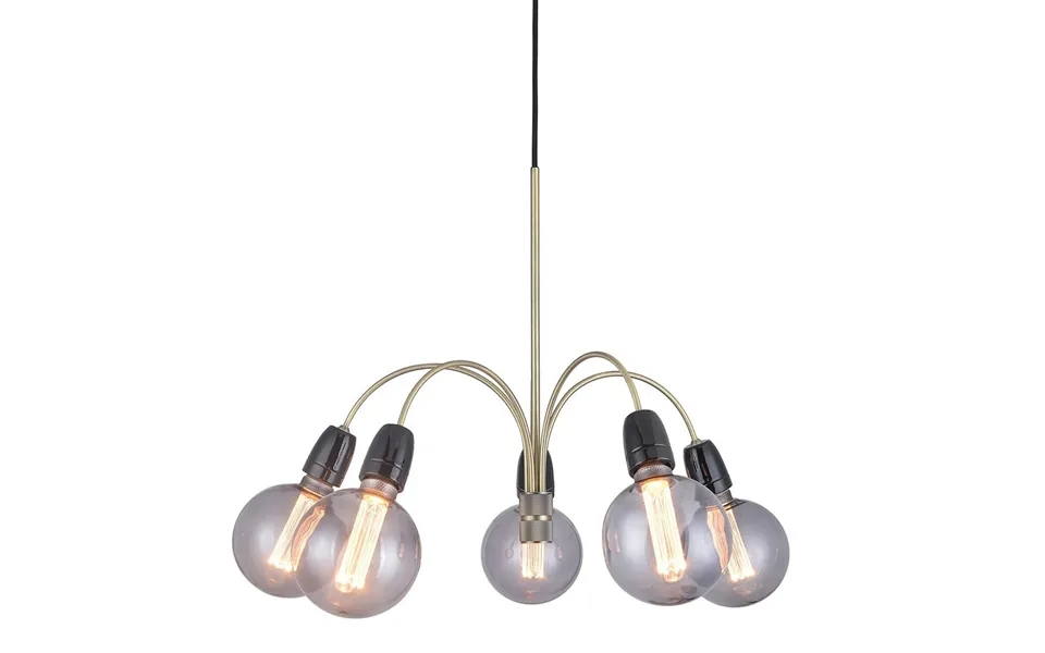 Outlet Halo Design - Compass 5 Armet Lysekrone, Antik Messing