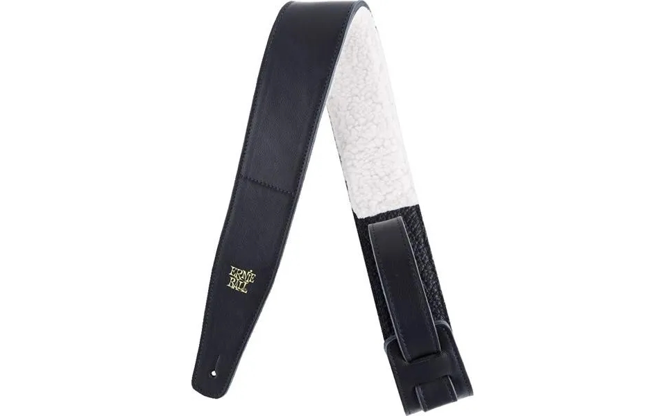 Ernie Ball Eb-4137 Italian Leather Strap Black