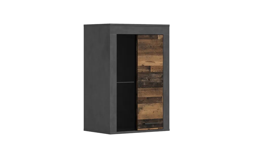 Jam Vitrineskab 1 Glaslåge Grå