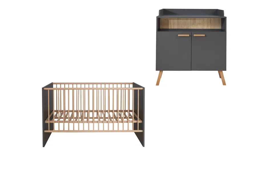 Matsbaby Børneværelsessæt Grå