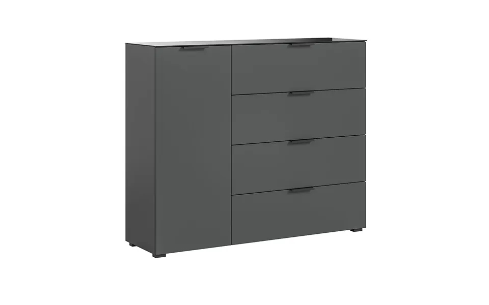 Ray Skænk 4 Skuffer 1 Låge Antracit