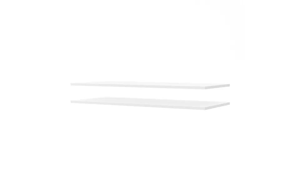 Spell 2 Løse Hylder Til Klædeskab - Hvid