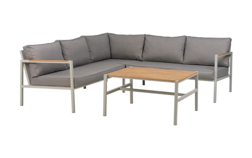 Cap Hjørnesofa Lightgrey 4-pers. - Loungemøbler