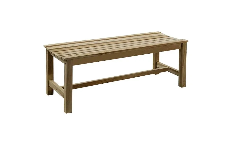 Garden Bench Without Backrests In Teak - 150 Cm