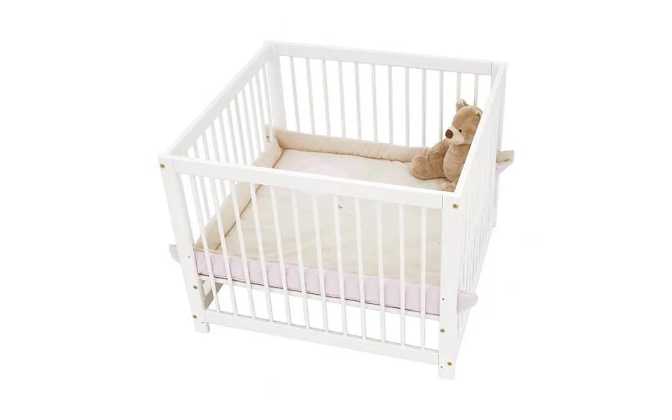 Hoppekids Ida-marie Kravlegård Med Madras Og Legetæppe I Lyseblå