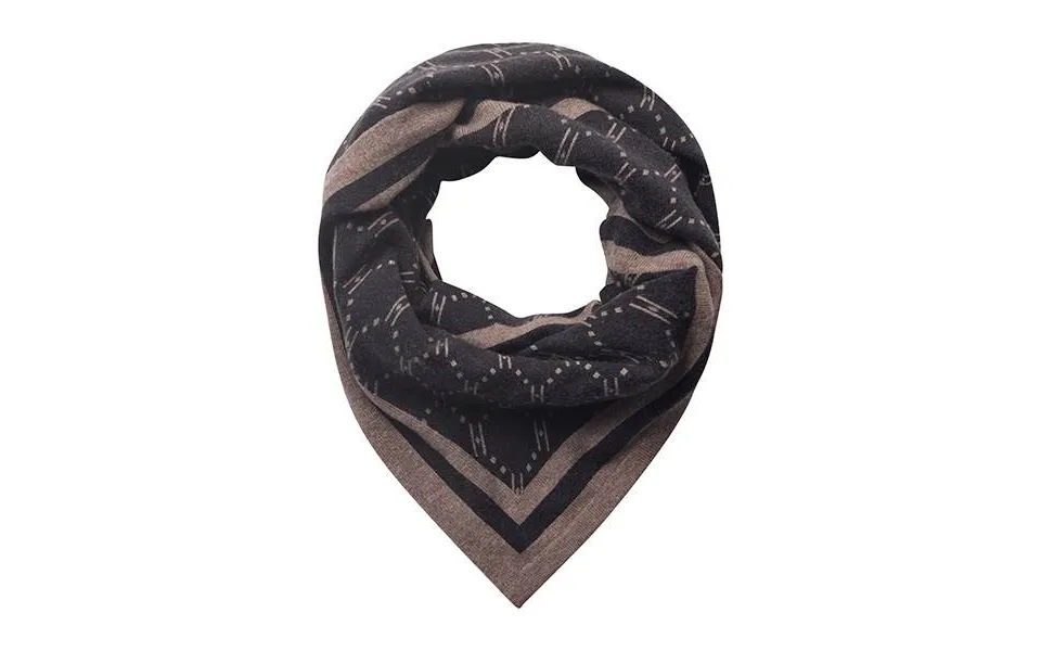 Hype The Detail Tørklæde Med Logo - Black Brown