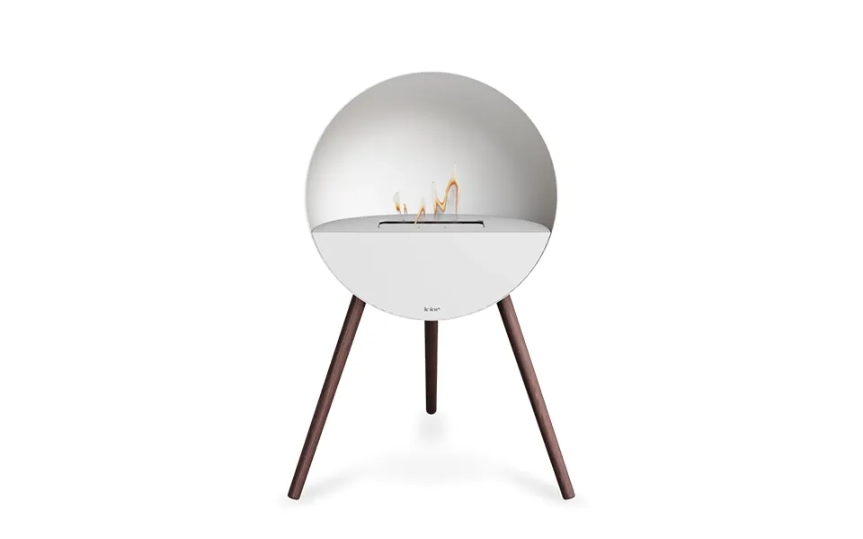 Le Feu Eye Bioethanolpejs I Hvid - Røget Ben