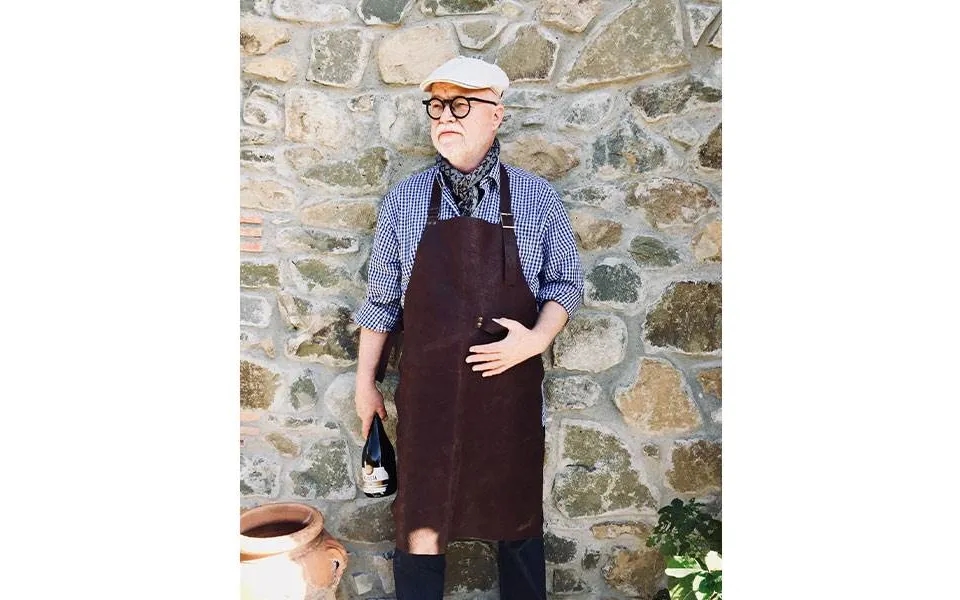 Made City Mama Forklæde - 100% Leather, Dark Choko