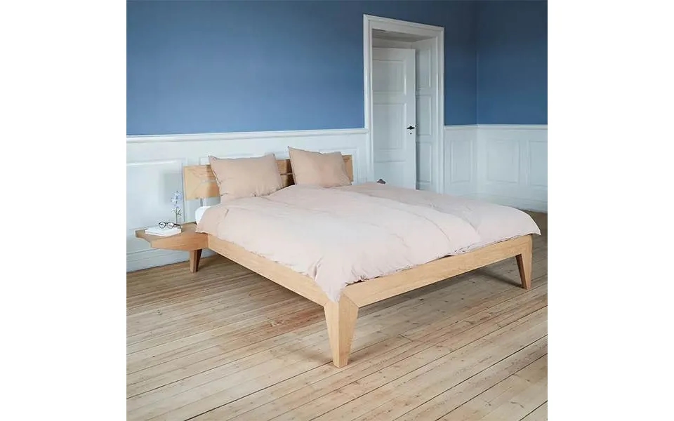 Wood Zone Wz.20 Sengeramme I Massiv Egetræ - 180 X 200 Cm