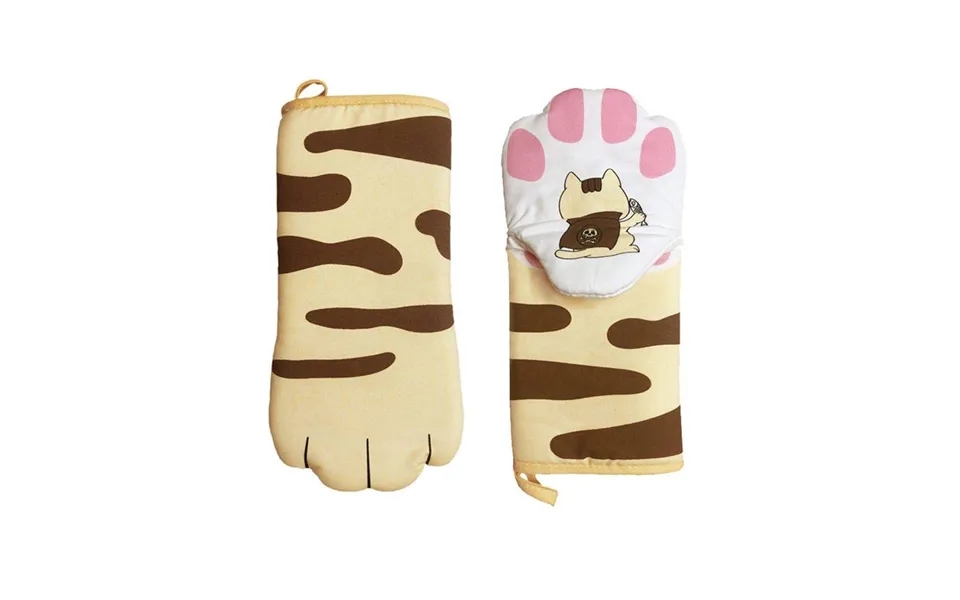 2x Ovnhandsker - Kattepoter