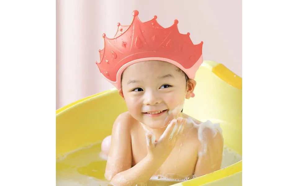 Badeskærm Til Børn, Krone - Pink