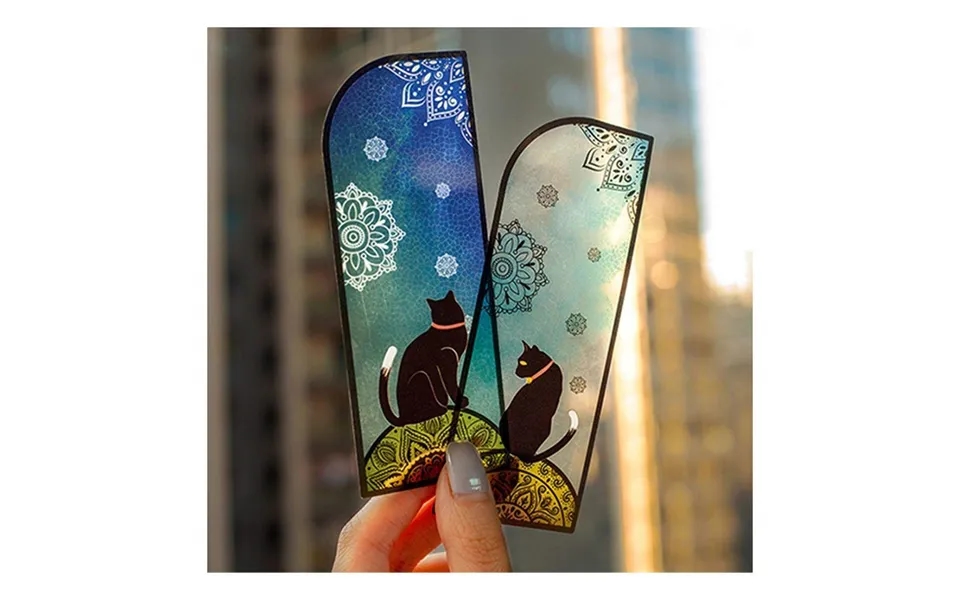 Bogmærker Med Smukke Kattemotiver - 6 Stk