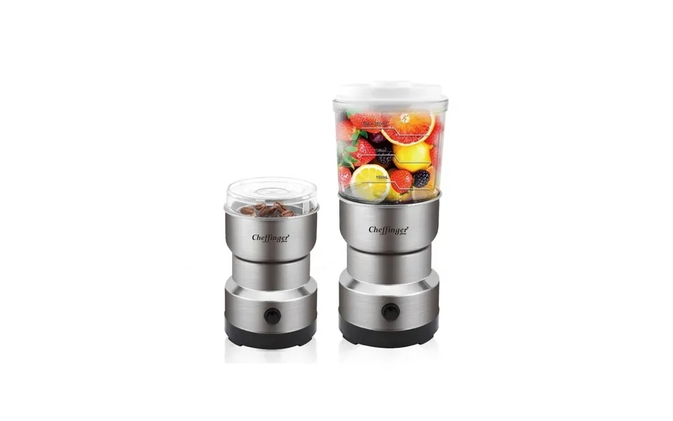 Cheffinger Cf-cgb300 300w Elektrisk Kaffekværn Og Juiceblender