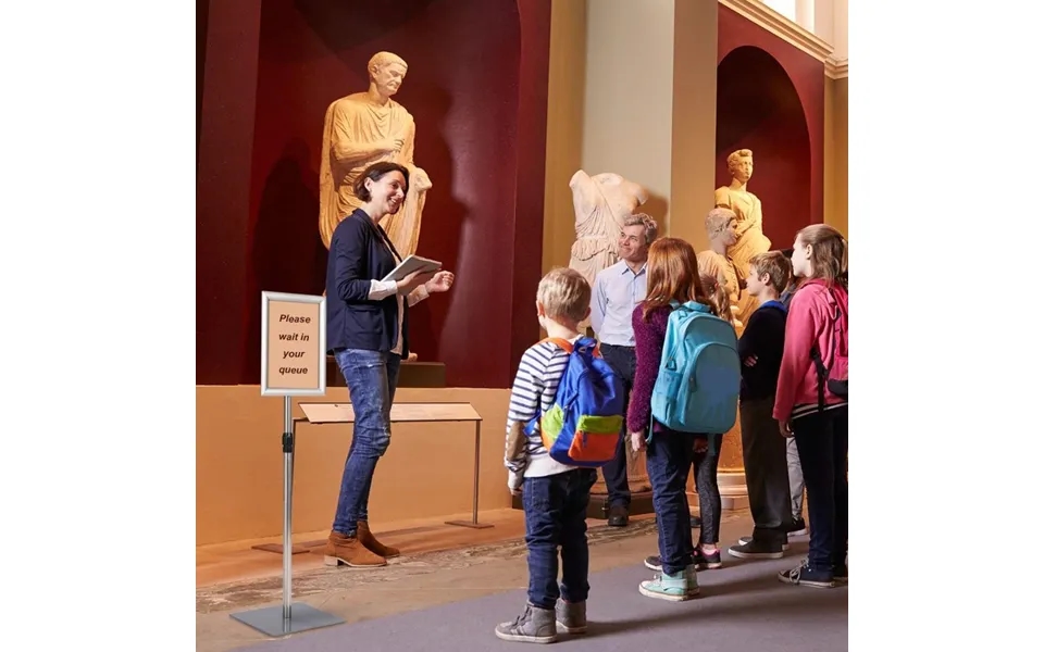 Din A4 Informationsstativ - Højdejusterbart