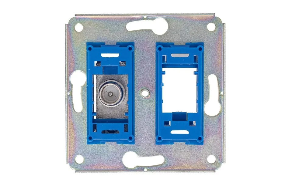 Edc2000 C Modulaire Coax Socket Incl. White Cover Plate