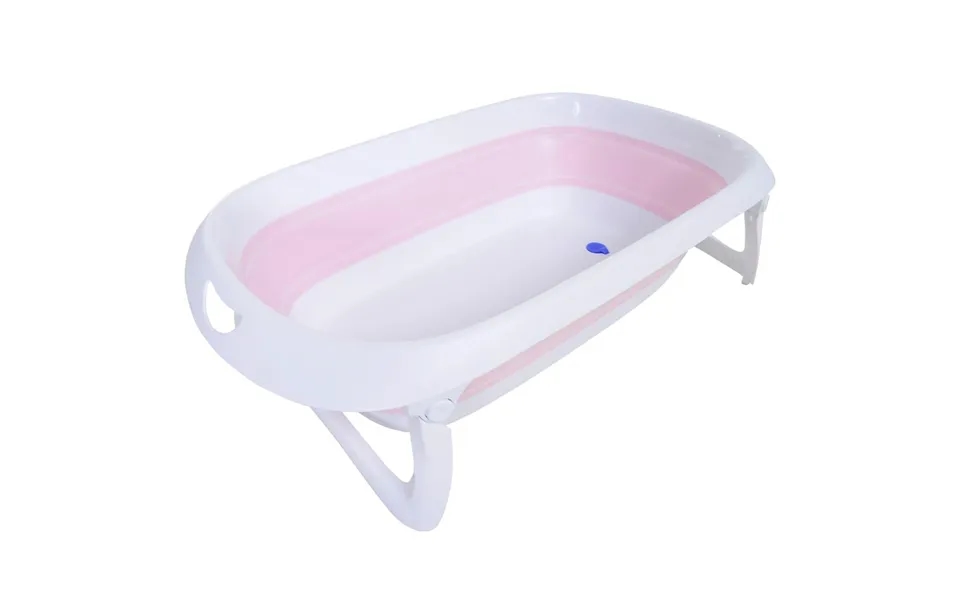 Ergonomisk Skridsikkert Foldbart Babybadekar Pink