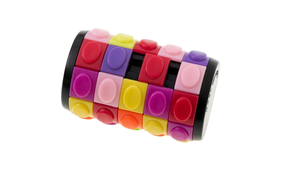 Farverigt Cylinderpuslespil Til Rejser Og Logik