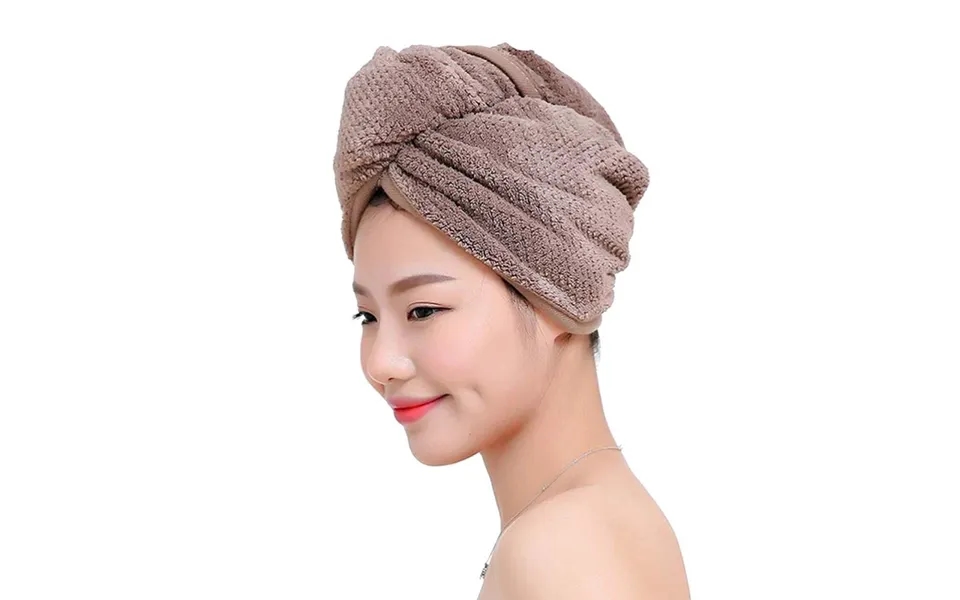 Håndklæde, Turban - Brun