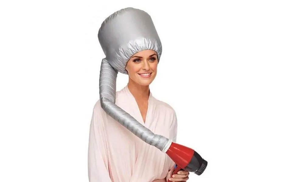 Hårtørrer Hætte Til Styling Og Behandling - Sølv