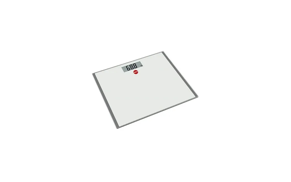 Hvid Elektronisk Personvægt Med Lcd - 150 Kg