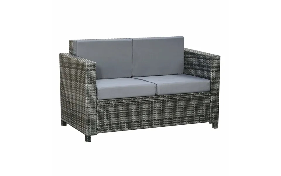 Metal & Polyester Pude 130x70x80cm Til Altan