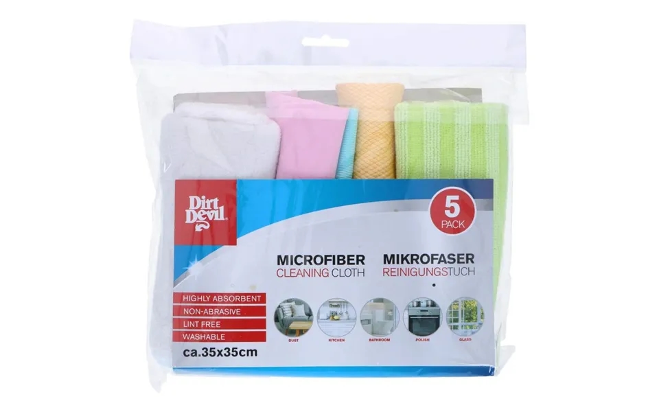 Mikrofiberklude - 5 Stk