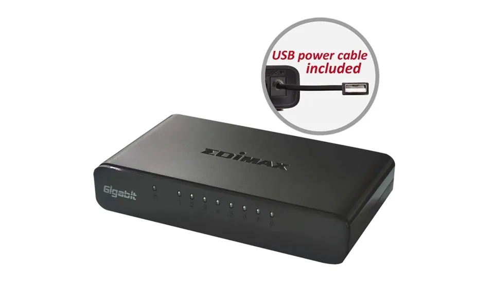 Netværk Switch Gigabit 8-port