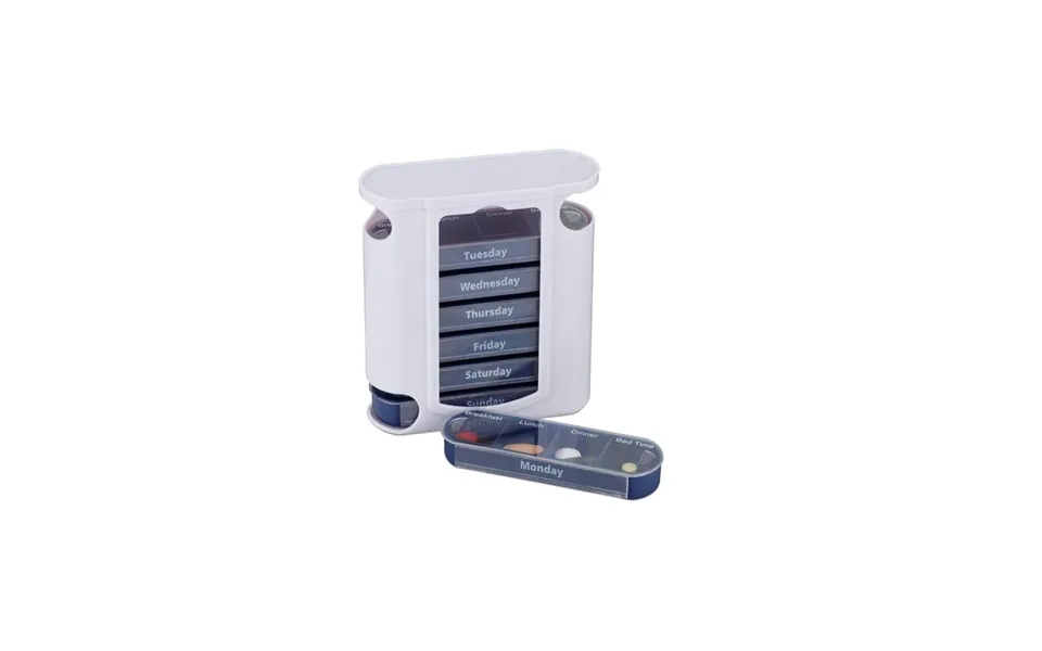 Pilleæske 7 Dage 4 Rum Engelsk