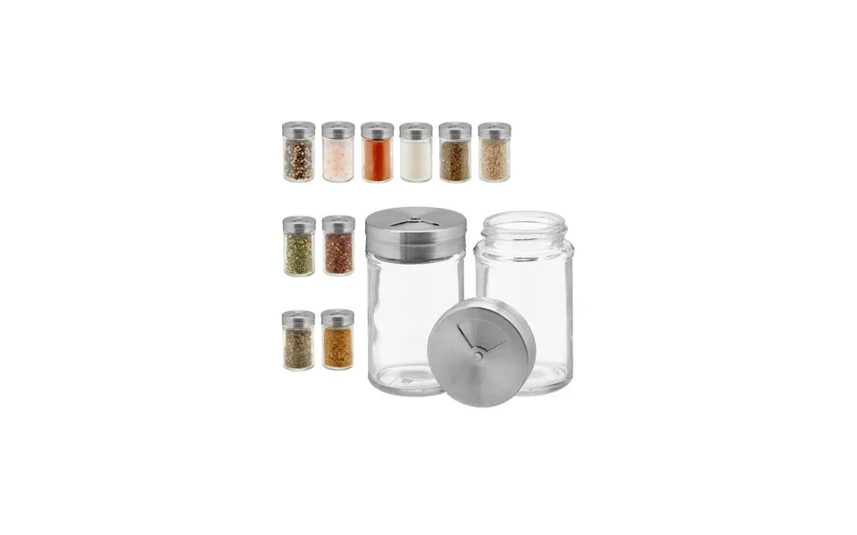 Sæt Med 12 Krydderiglas