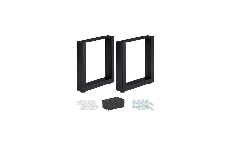 Sæt Med 2 Bordløbere Sort