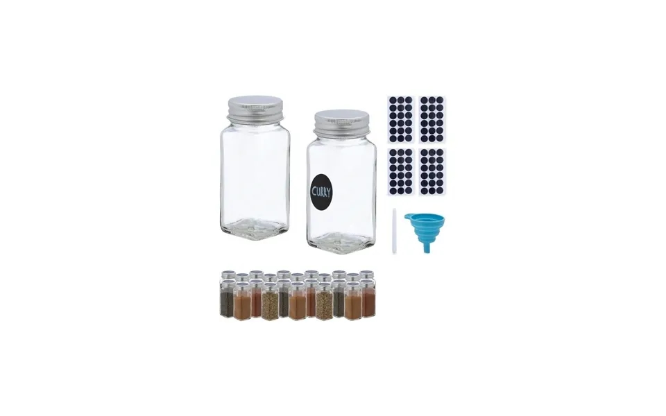 Sæt Med Krydderiglas Med 24 Stk