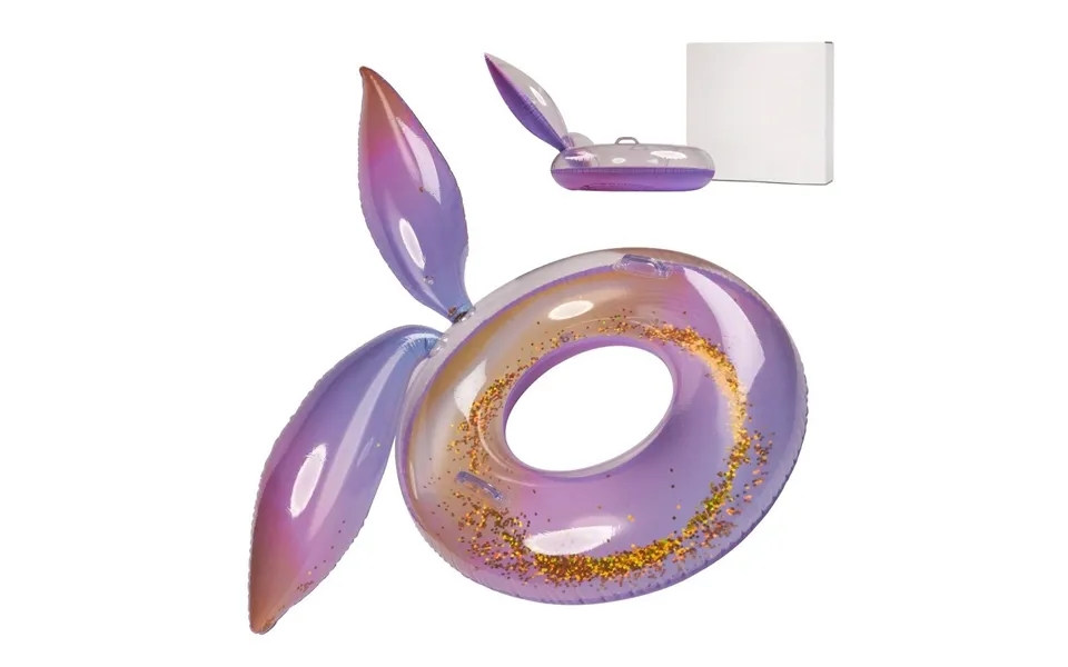 Sparkly Oppustelig Svømmehjul Til Feriebilleder