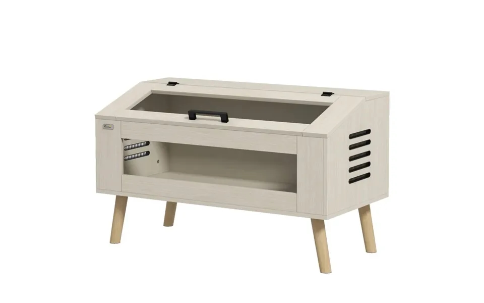 Terrarium Til Krybdyr - 140l Krybdyrfoderkasse Med Hærdet Glasvinduer