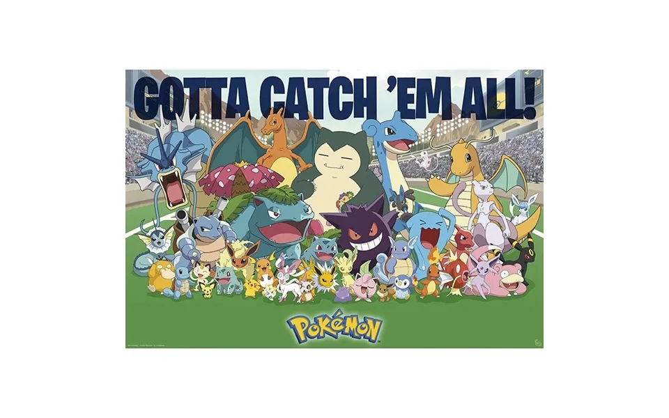 Pokemon Plakat 91,5 X 61 Cm