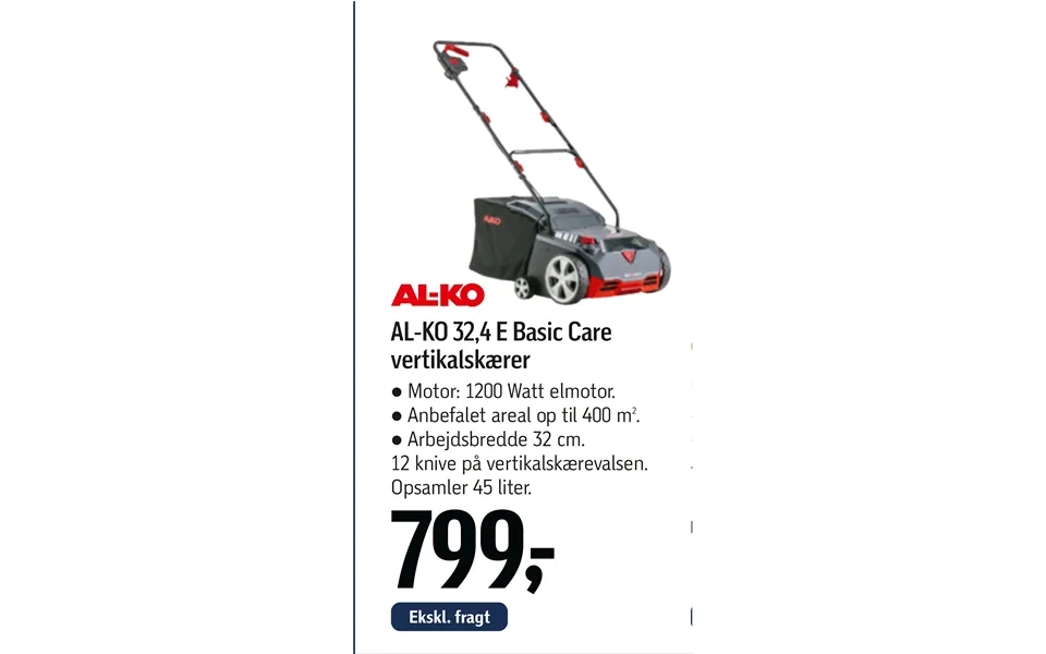 Al-ko 32,4 E Basic Care Vertikalskærer