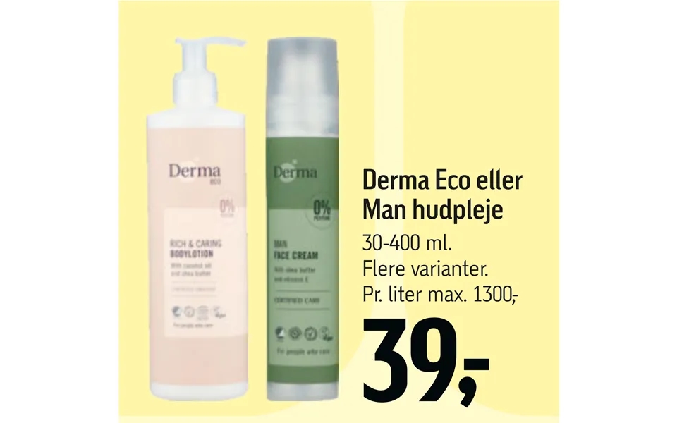 Derma Eco Eller Man Hudpleje