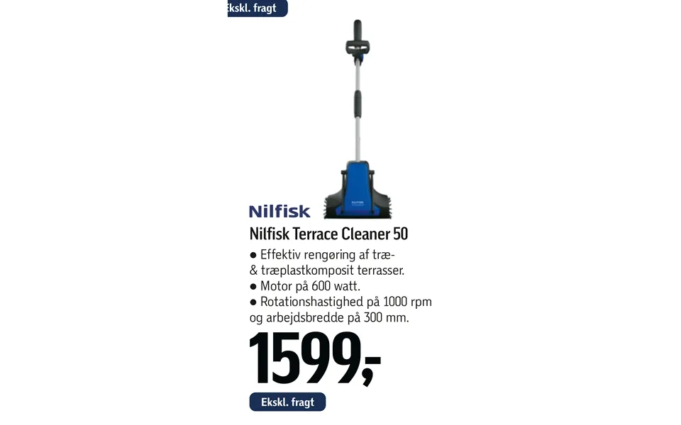 Nilfisk Terrace Cleaner 50