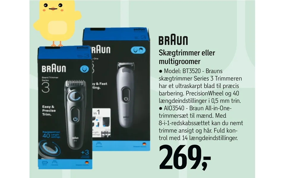 Skægtrimmer Eller Multigroomer