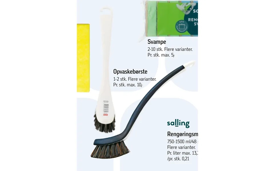 Svampe Opvaskebørste