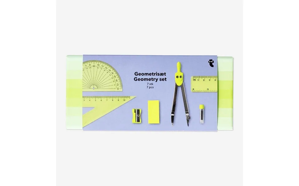 Geometri-sæt. 7 Stk