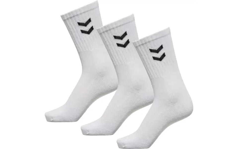 Hummel 3 Pack Basisstrømper Hvid 022030-9001