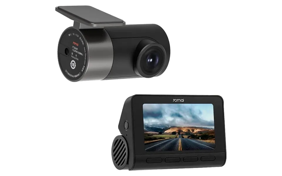 70mai A800s 4k Dashcam Inkl Rc06 Bagkamera Og Gps