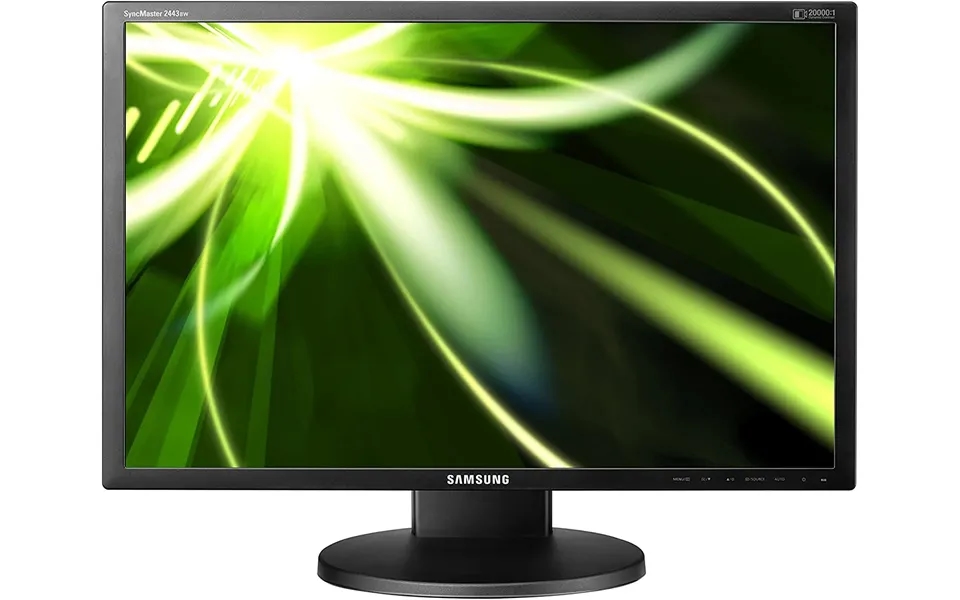 Brugt Samsung 2443bw 24 Hd Computerskærm - 1920 X 1080 Brugt 24