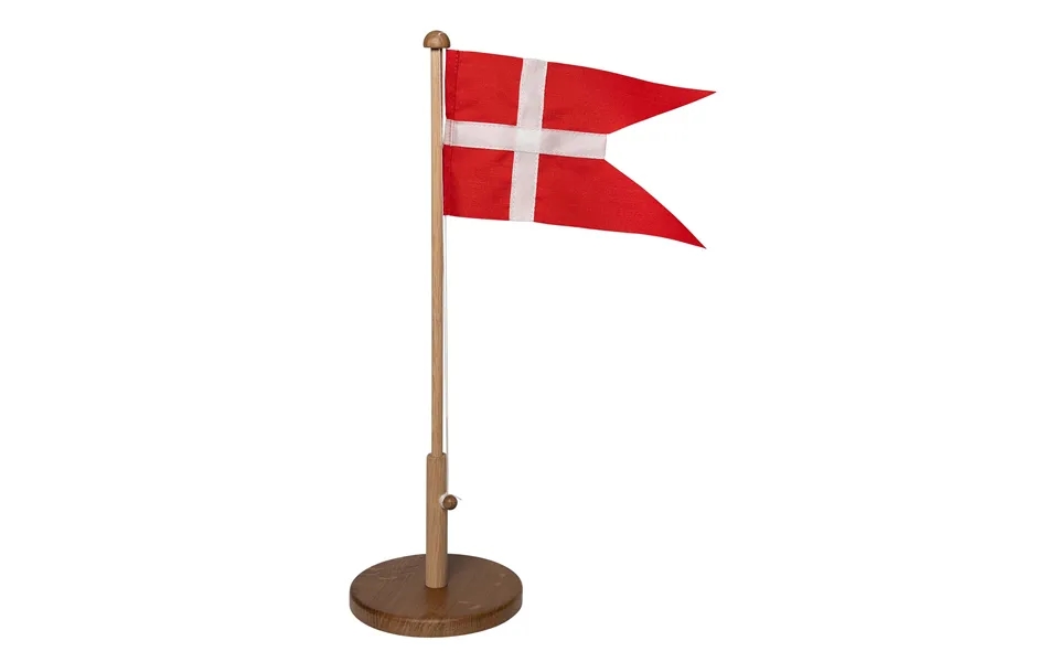 Flagstang I Træ - 39 Cm