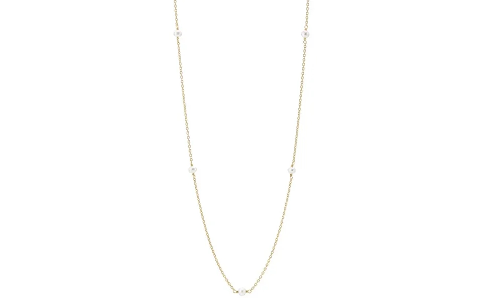 Lund Copenhagen Halskæde I Forgyldt Med Perler