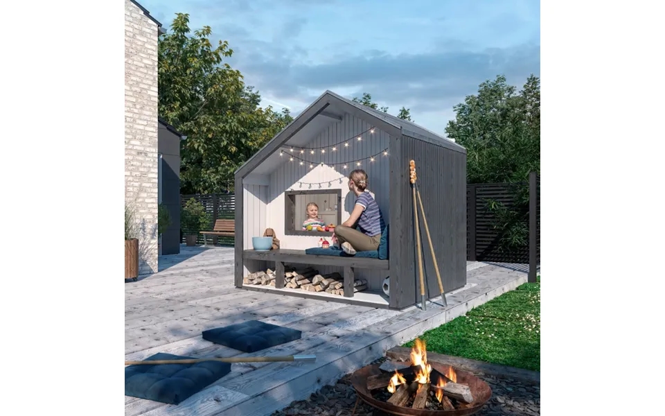 Plus Cozy Legehus - 184×208 Cm M Bænk