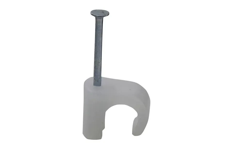 Tillex Ledningsclips 5-7mm Rund Pk-100stk Natur - 5112100