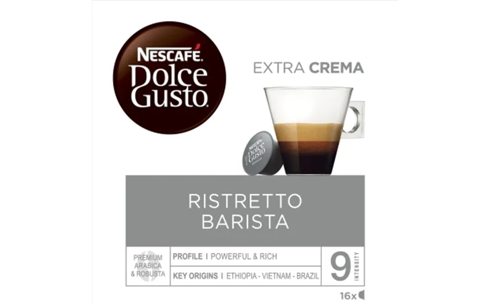 Dolce Gusto Dolce Gusto Ristretto Barista Kaffekapsler - 16 Port