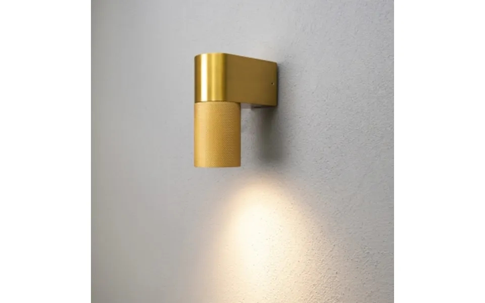 Konstsmide Temi Væglampe Ned Led Gu10 Guld Med Klart Glas 7666-800 Modsvarer N A