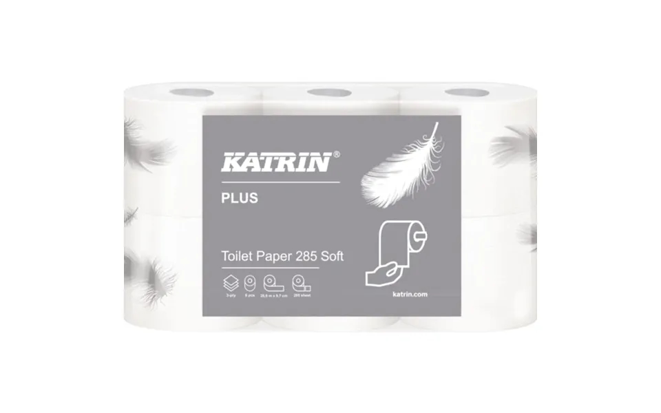 Toiletpapir Katrin Plus 285 - Hvid 35m 3-lag
